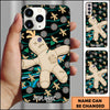 Maxcorners Darts Voodoo Doll Pattern Multicolor Personalized Name 3D Phone Case