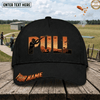 ( 6 Colors ) Maxcorners Clay Pigeon Trap Shooting Pull Shooter Silhouette Sunset Design Custom Name Classic Cap