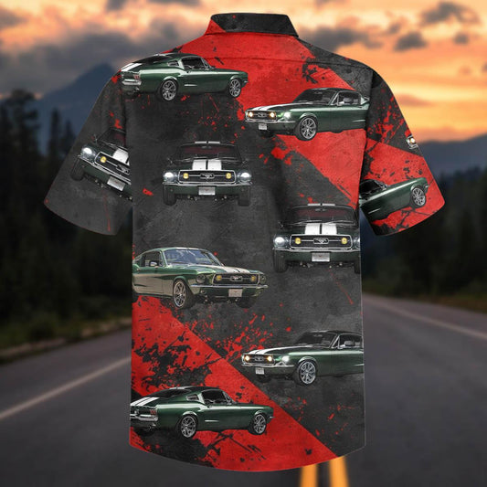 Maxcorners Personalized 1967 Mustang Car Legend Hawaiian Shirt