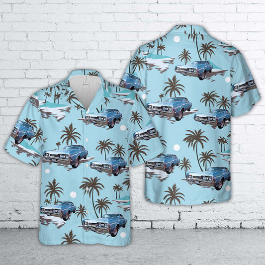 Maxcorners Custom Car 1967 Oldsmobile 442 Cutlass Supreme Sport Coupe Hawaiian Shirt