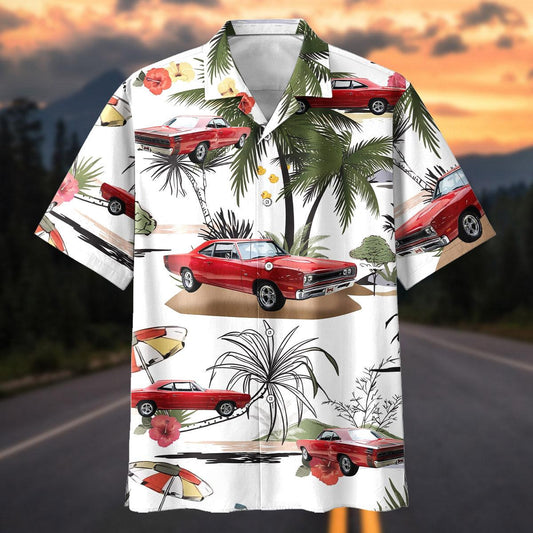Maxcorners Personalized Car Vintage 1969 Dodge Super Bee Hawaiian Shirt