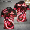 Maxcorners Bowling Lightning Thunder and Fox Multicolor Customized Name, Team Name 3D Shirts