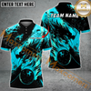 Maxcorners Dragon Golden Ball Fire Bowling Jersey Multicolor Options Personalized Name, Team Name 3D Shirt