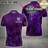 Maxcorners Darts Phoenix Multicolor Customized Name, Team Name 3D Shirts