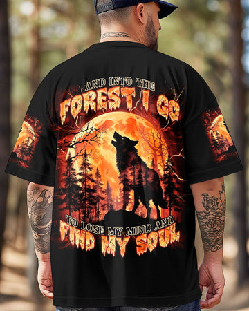 Maxcorners And Into The Forest I Go Wolf All Over Print LM1501