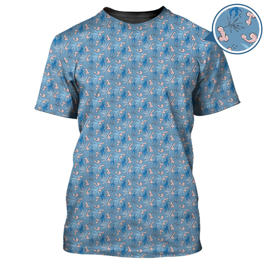 Maxcorners Funny Flower Pattern Golf Polos, Gift For Golfer, Crazy Golf Shirts For Men