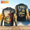 Maxcorners I Will Make You Fishers Of Men Shirt, Personalized Christian Fishing Long Sleeve, Matthew 4:19 Bass Fishing Shirt