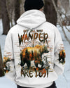 Maxcorners Not All Who Wander Are Lost Bear Hunting All Over Print LM1501