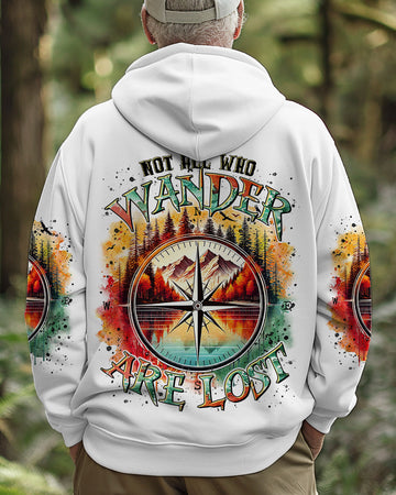 Maxcorners Not All Who Wander Are Lost Compass All Over Print LM1501