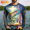 Maxcorners Hooked On Jesus - Fisher of Men Shirt, Fishing UPF Shirts, Funny Fishing Shirt