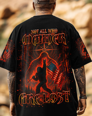 Maxcorners Not All Who Wander Are Lost All Over Print LM1501