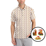 Maxcorners Golden Retriever Golf Shirt, Funny Pattern Golf Shirt For Men, Dog Golf Shirt, Christmas Golf Shirt For Golfer