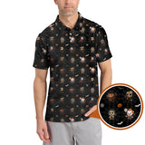 Maxcorners Halloween Golf Shirt For Golfer, Funny Pattern Golf Shirt, Crazy Golf Shirt For Men