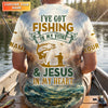Maxcorners Fishing in My Veins, Faith in My Heart - Christian Fishing Shirt, Fishing UPF Shirts