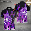 Maxcorners Darts Cool Flaming Dartboard Design Multicolor Customized Name, Team Name 3D Shirts