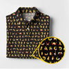 Maxcorners Humanoid Alphabet Pattern Golf Polos, Funny Golf Shirt , Golf Gift For Men's