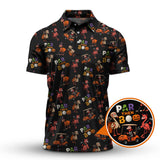 Maxcorners Funny Pattern Golf Shirt, Flamingo Golf Shirt, Halloween Golf Shirt For Golfer