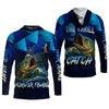 Maxcorners Monster Fishing SPF Shirts, The Thrill of The Catch Fishing Shirts For Men, Funny Fisherman Gift