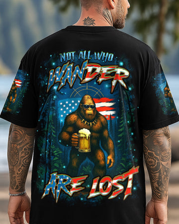 Maxcorners Not All Who Wander Are Lost All Over Print LM1501