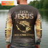 Maxcorners Even Jesus Had a Fish Story - Personalized Christian Fishing UPF Shirt
