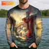 Maxcorners I Will Make You Fishers Of Men Shirt, Personalized Christian Fishing Long Sleeve, Fishing UPF Shirts, Trout Shirt
