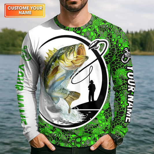 Maxcorners Personalized I Love It When She Bends Over UPF Fishing Shirt, Custom Name