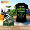 Maxcorners Personalized Bass Fishing Shirt, If I'm Not Fishing I'm Thinking About It Shirt, Fishing UPF Shirts