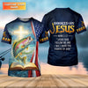 Maxcorners Hooked On Jesus - Fisher of Men Shirt, Fishing UPF Shirts, Funny Fishing Shirt