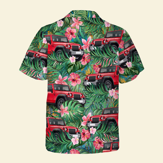 Maxcorners Custom Car Photo Hawaiian Shirt - Gift For Car Lover