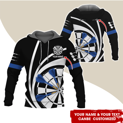 Maxcorners Darts Personalized Name And Team Name 3D Shirt