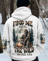 Maxcorners Find Me Where The Wild Things Are Bigfoot All Over Print LM2101