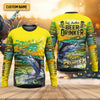 Maxcorners Just Another Beer Drinker With A Fishing Problem Men's Fishing Shirt, UPF Fishing Shirt, Fishing Gifts For Men