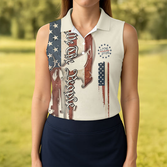 Maxcorners Funny Old USA Before It Went To Sh*t Golf Polo Shirt, Women’s Golf Polo, Ladies Golf Shirts LM1507