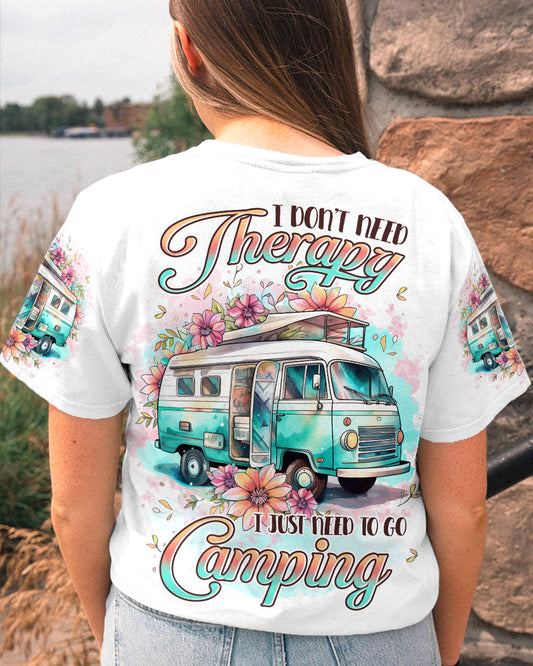 Maxcorners I Don't Need Therapy I Just Need Camping All Over Print LM2101