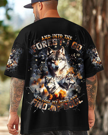 Maxcorners And Into The Forest I Go Wolf All Over Print LM1501
