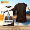 Maxcorners The Rodfather Fishing Shirt, Personalized Funny Angler, Mens Long Sleeve T shirts, Gift For Dad Fisherman