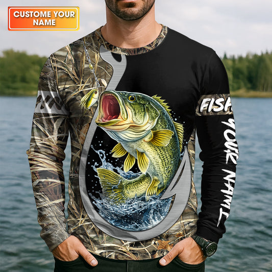 Maxcorners Love It When The Line Bends, Fishing UPF Shirts, Funny Fishing Shirt