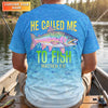 Maxcorners He Called Me To Fish Christian Fishing Shirt, Fishing UPF Shirts, Fisherman Gift For Men