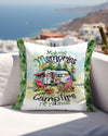 Maxcorners Personalized Making Memories One Campfire At A Time Flamingo Pillow LM1501