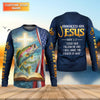 Maxcorners Hooked On Jesus - Fisher of Men Shirt, Fishing UPF Shirts, Funny Fishing Shirt