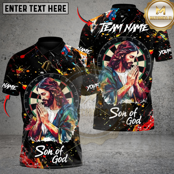 Maxcorners Darts God’s Perfect Shot Personalized Name 3D Unisex Shirt