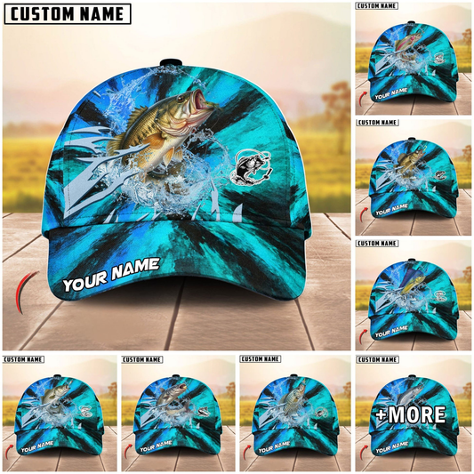 Maxcorners Fishing Sharp Strike Personalized Cap (13 Breeds)