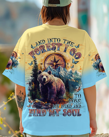 Maxcorners And Into The Forest I Go Bear All Over Print LM1501