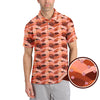 Maxcorners Breast Cancer Golf Shirt, Boobs Pattern Golf Shirt, Golf Gift For Golfer, Funny Golf Shirt