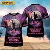 Maxcorners Bigfoot Saw Me Fishing But Nobody Believes Him Funny Fishing Shirt, SPF Shirt For Men