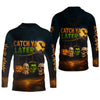 Maxcorners Catch Ya Later Fisherman Outfit, Long Sleeve Fishing Shirts, Mens Casual Shirts