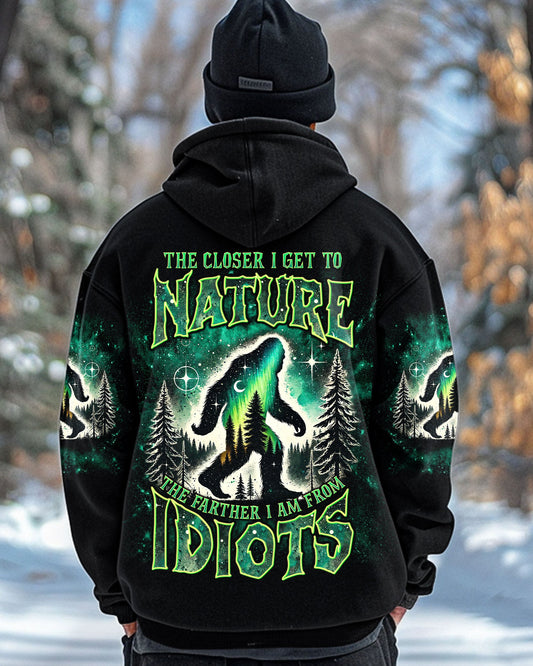 Maxcorners The Closer I Get To Nature Bigfoot All Over Print - Tlnt1111243 LM2101