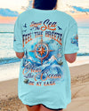 Maxcorners Smell The Sea Feel The Breeze Compass All Over Print LM2101