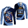 Maxcorners When You're A Legend You Make Your Own Waves Shark Shirt, SPF Shirt For Men, Fishing Shirts For Men