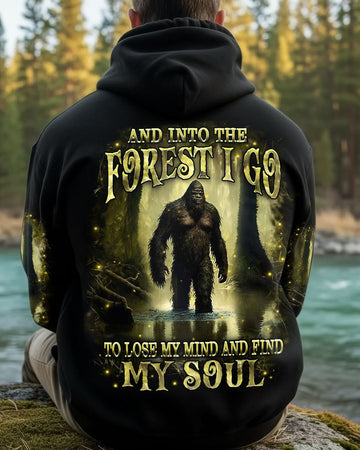 Maxcorners And Into The Forest I Go Bigfoot All Over Print LM1601